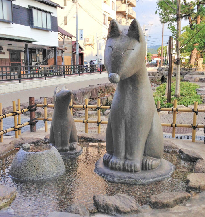 湯田温泉　白狐