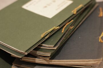 日本の古い本　古文書のイメージ